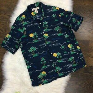 H&M Men's Hawaiian Shirt Size Large Aloha